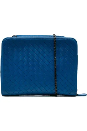 Bottega Veneta 2012-2024 Intrecciato Umhängetasche aus Nappaleder mit Kettenriemen