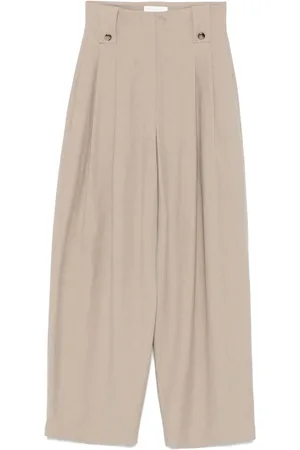 Nanushka Wide-Leg-Hose mit Bundfalten