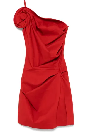 MAGDA BUTRYM One-Shoulder-Minikleid mit Raffungen