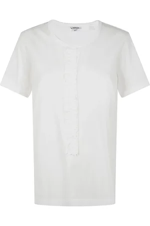 Aspesi T-Shirt mit Rüschendetail