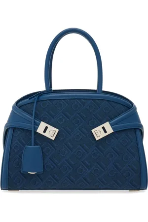 Salvatore Ferragamo Kleine Hug Tote Bag aus Jacquard