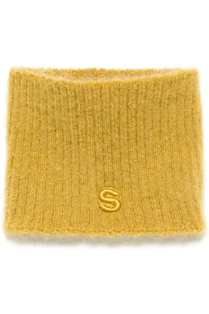 SACAI Schal mit Logo-Stickerei