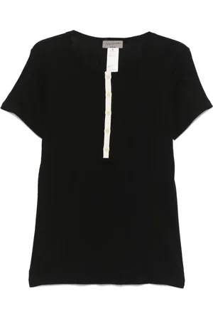 YOHJI YAMAMOTO Geripptes T-Shirt