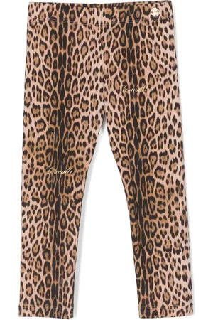 Roberto Cavalli Leggings mit Leoparden-Print