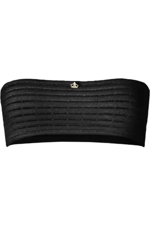 GENNY Geripptes Bandeau-Top