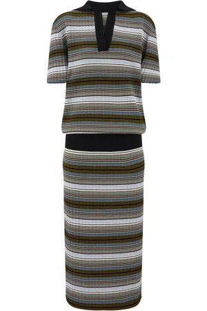 Salvatore Ferragamo Gestreiftes Strickkleid