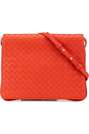 Bottega Veneta 2012-2024 Intrecciato Flap Umhängetasche aus Nappaleder