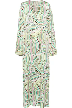 Bambah Geometrisch gestreifter Kaftan