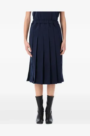 Comme des Garçons Midirock mit Falten