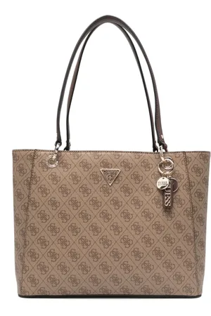 Guess Schultertasche mit Monogramm-Print
