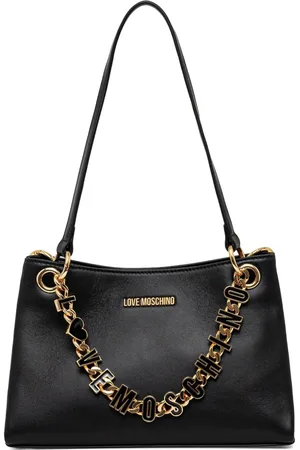 Moschino Schultertasche mit Logo-Anhänger