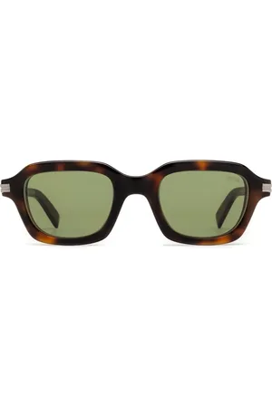 Ermenegildo Zegna Sonnenbrille mit eckigem Gestell