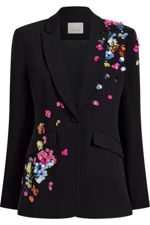Cinq A Sept Blazer mit Blumenapplikation