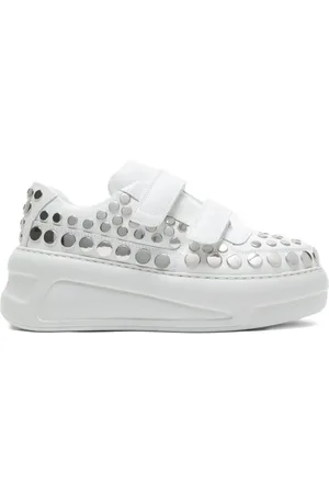 Acne Studios Plateau-Sneakers mit Klettverschluss