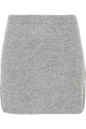 Sportmax Minirock aus geripptem Strick