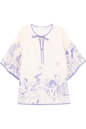 ZIMMERMANN Mini Maxine Kaftankleid