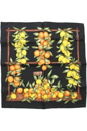 Hermès 2010 Schal mit Früchte-Print