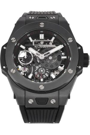 HUBLOT 2020 pre-owned Big Bang Meca-10 Black Magic 45mm