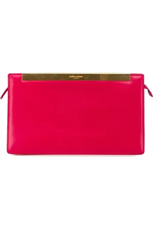 Saint Laurent 2013-2024 Lutetia Clutch glattem Kalbsleder