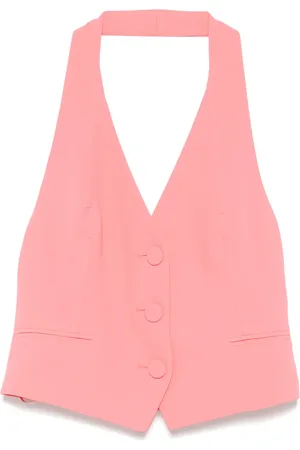 Patrizia Pepe Weste mit Neckholder-Ausschnitt