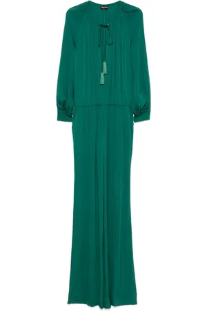 Tom Ford Jumpsuit mit Schleifenkragen