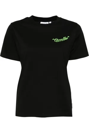 Chocoolate T-Shirt mit Logo-Stickerei