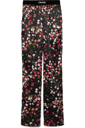 Tom Ford Hose mit Blumen-Print