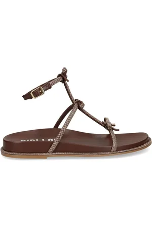 Bibi Lou Flache Sandalen mit Perlendetail