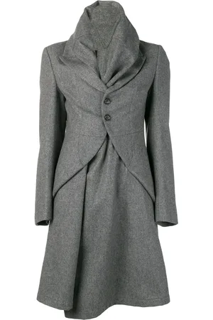Comme des Garçons Mantel mit Trichterkragen