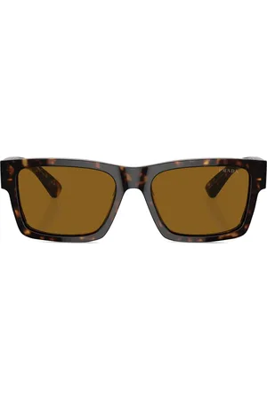 Prada Sonnenbrille mit eckigem Gestell