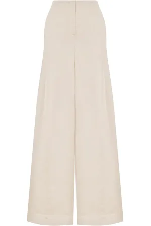 Alberta Ferretti Taillenhohe Palazzohose