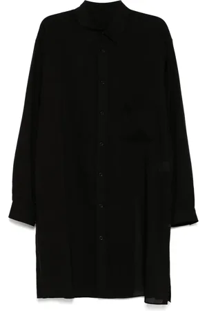 YOHJI YAMAMOTO Hemd mit Einsatz und Schlitz
