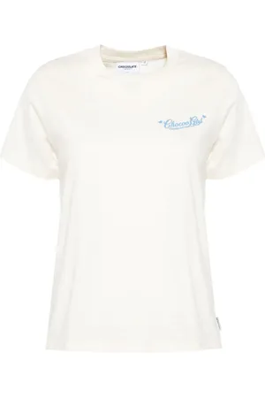 Chocoolate T-Shirt mit Logo-Stickerei