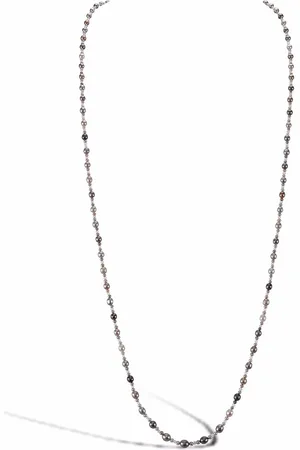Pragnell 18kt Weißgoldhalskette mit Perlen