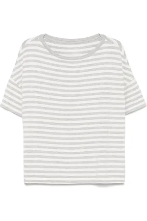 Majestic Gestreiftes T-Shirt