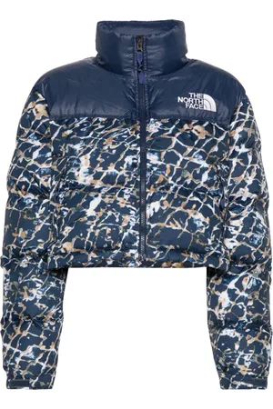 The North Face Gesteppte Jacke mit abstraktem Print