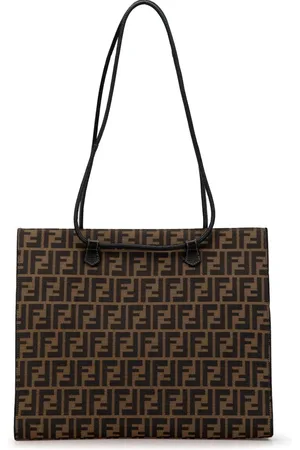 Fendi 2000-2010 Zucca Canvas Tote Bag