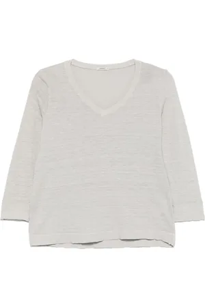 TRANSIT T-Shirt mit V-Ausschnitt