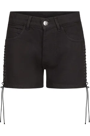 Ludovic De Saint Sernin Jeans-Shorts mit Schnürung