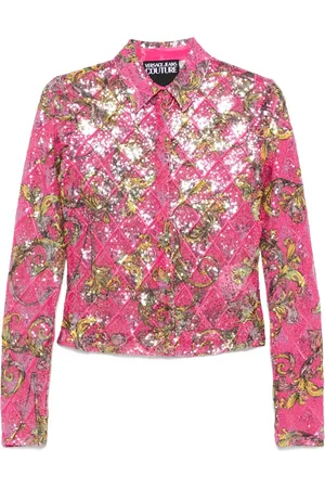 VERSACE T-Shirt mit Barocco-Print