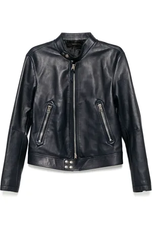 Tom Ford Café-Jacke aus Kornleder