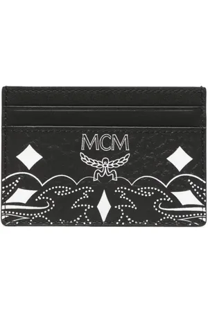 MCM Aren Kartenetui mit Bandana-Print