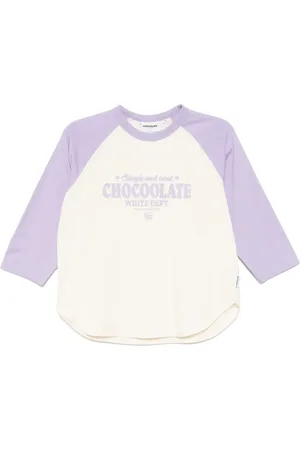 Chocoolate T-Shirt mit Logo-Print