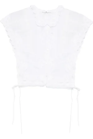 ERMANNO SCERVINO Oberteil aus Valencienne-Spitze