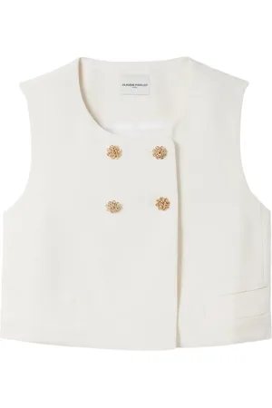 Claudie Pierlot Pullunder mit Blumenknöpfen