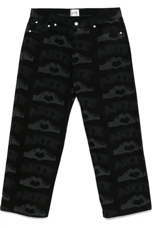ARTE Jeans mit Herz-Print