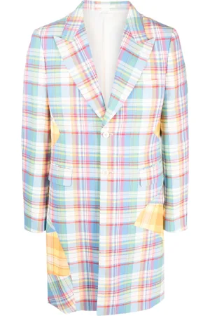 Comme des Garçons Mantel im Patchwork-Look