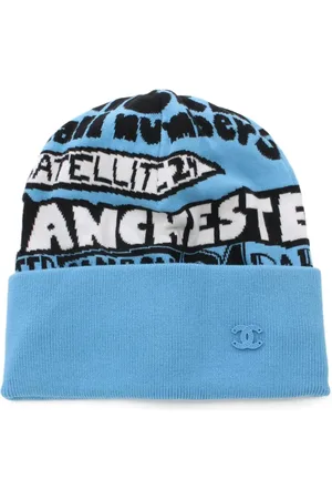 CHANEL 1986-1988 Intarsien-Beanie