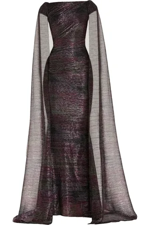 TALBOT RUNHOF Abendkleid mit Lurex-Effekt