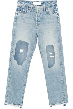 Mother Jeans mit hohem Bund